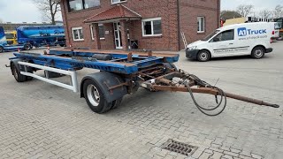 HUEFFERMANN HMA 1824, Absetzanh&auml;nger, Luft, Frontbeladung container chassis trailer | Image 4 - Autoline