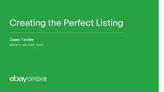 Fundamental Training Session: Create the Perfect Listing