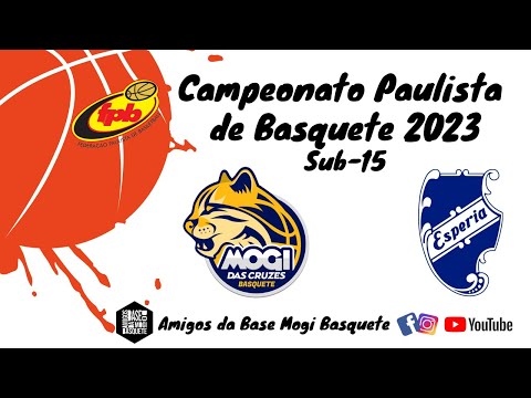 FPB 2023 SUB-15 – MOGI BASQUETE X CLUBE ESPERIA – 29/04/2023