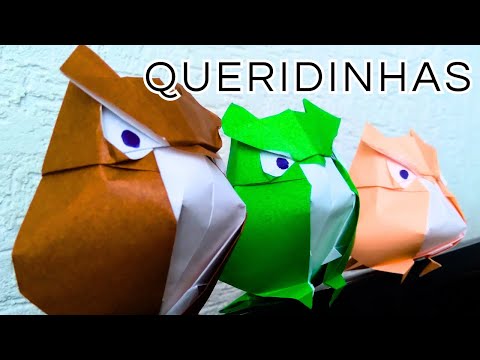 ORIGAMI DE CORUJA, COMO FAZER ? #origami