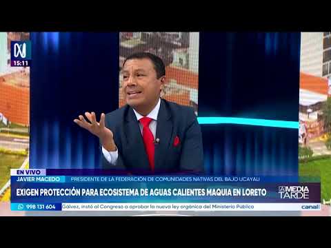 CANAL N: Entrevista al alcalde de la Municipalidad provincial de Ucayali 