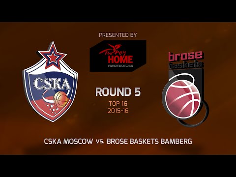 Highlights: Top 16, Round 5, CSKA Moscow 91-70 Brose Baskets Bamberg