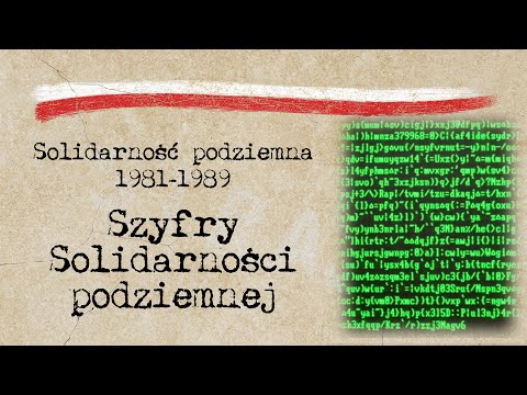Szyfry Solidarności podziemnej - Solidarność podziemna 1981-1989