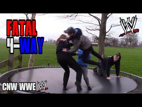 CNW WWE Fatal 4-way The Dude vs AngryBlue vs JJ Hudson vs Destroy X!!