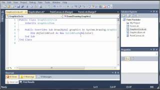 Visual Basic Tutorial - 170 - Paint Part 3 Building GraphicsCircle