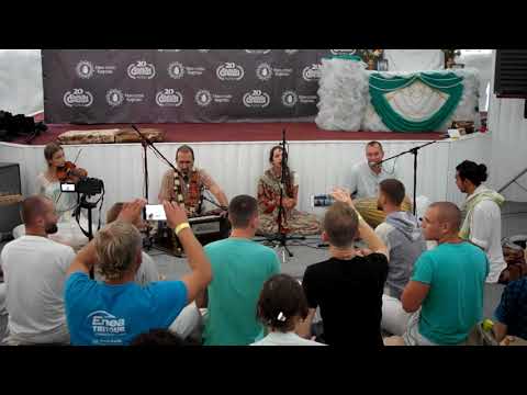 Sep 11 2018 HG Sarvatma Das and Shishtakrit prabhu  Bhakti Sangama 2018 tango