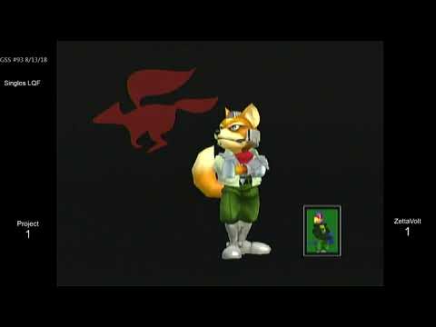 GSS 93 SSBM - Project (Fox) vs. ZettaVolt (Falco) - Melee LQF