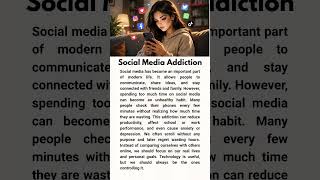Social Media Addiction   |Reading and Listening Practice #socialmediaaddiction #shorts #learnenglish