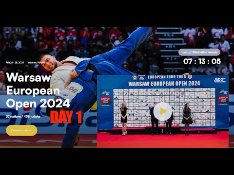 Day 1 Final Block  [ Warsaw Judo European Open 2024 ]