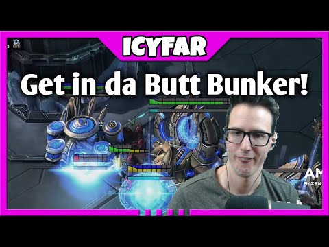 StarCraft 2 - Get in the Butt Bunker! | Pretend PvZ Proxy ICYFAR G2