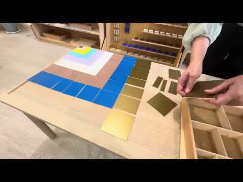 Decanomial Square: Montessori Sensorial Lesson | AMI Approach Explained