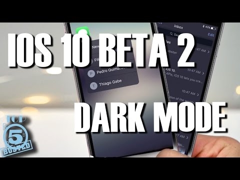 iOS 10 BETA 2 | DARK MODE | TRICKS