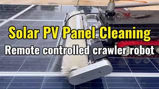 MUKA Crawler-type photovoltaic cleaning robot