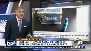 Free 24-pack of Bud Light beer