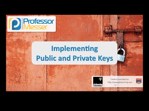 Public and Private Keys - CompTIA Security+ SY0-401: 6.3