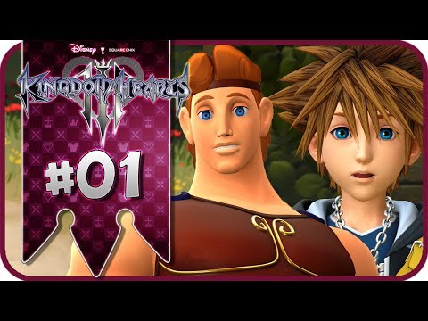 Kingdom Hearts 3 Walkthrough Part 1 ((PS4)) English - No Commentary - Hercules