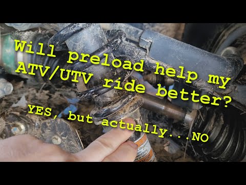 ATV UTV Shock PRELOAD Explained