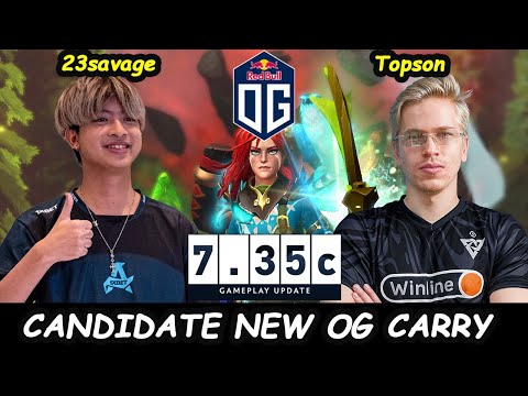 23savage Windranger New OG Carry ??? vs Tundra.Topson Oracle Server EU Ranked Dota 2 7.35c