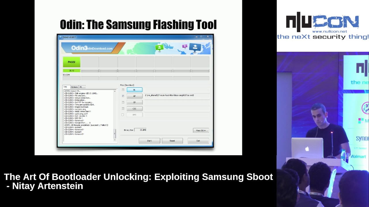 nullcon Goa 2017 - The Art Of Bootloader Unlocking: Exploiting Samsung Sboot by Nitay Artenstein