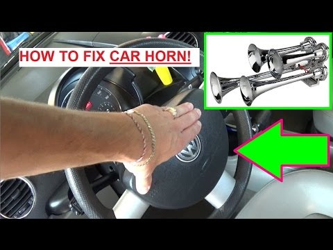 How to fix a Car Horn  Fixing Horn on a Car!!!