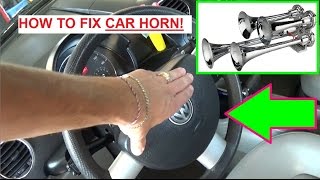 How to fix a Car Horn  Fixing Horn on a Car!!!