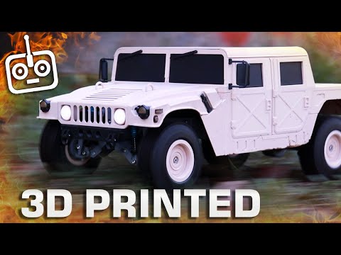 3D printed RC car Hummer - DIY