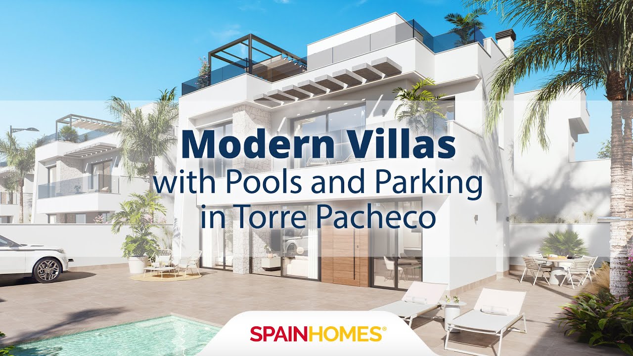 Torre Pacheco'da Prestijli Bir Sitede Modern Villalar
