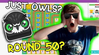 I Made It To ROUND 2000 With JUST OWLS In Blooket!