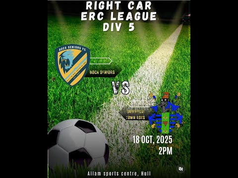Full Match: Boca Seniors (8) vs (3) Driffield Town Reserves