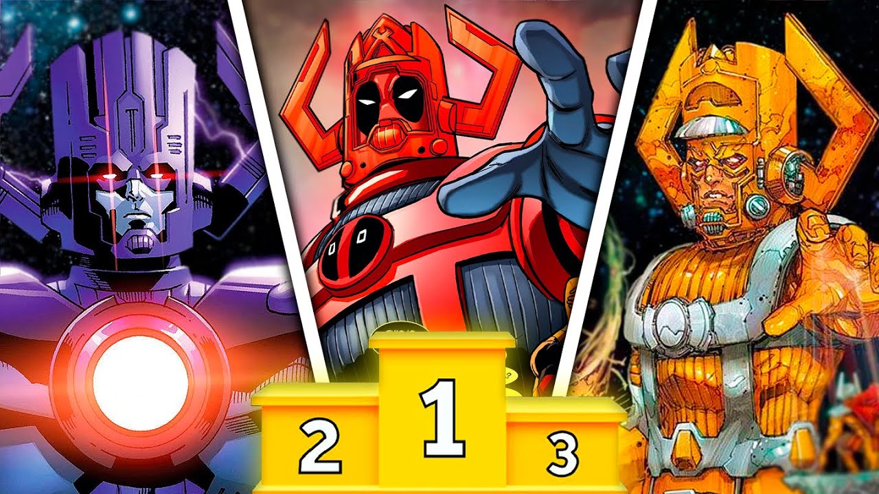Todos os GALACTUS Ordenados por NÍVEL DE PODER