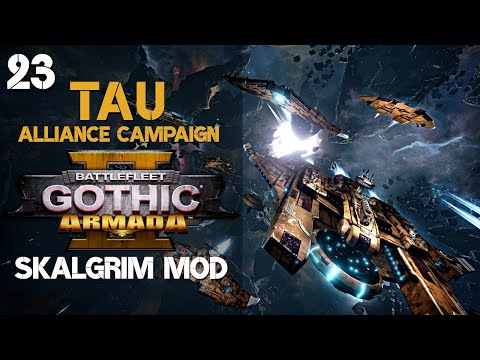 Battlefleet Gothic: Armada 2 | Skalgrim Mod - Tau Campaign #23 | Escorts Get a Kill