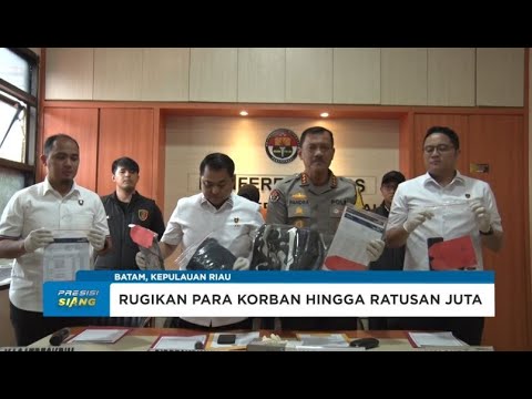 2 PELAKU HIPNOTIS DITANGKAP POLDA KEPRI