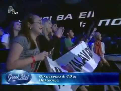 Greek Idol Live Valando Tryfonos passes to TOP10!