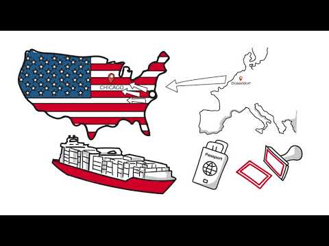 Umzug in die USA mit günstigem Container Sharing (Groupage) | Erklärvideo von Henk International 🔊