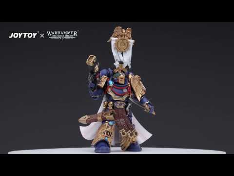 JOYTOY Warhammer The Horus Heresy, Ultramarines Legion Praetor with Power Sword & Volkite Serpenta