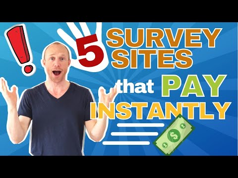 , title : '5 Survey Sites that Pay INSTANTLY (Get Your Money Immediately)