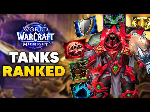 MIDNIGHT LAUNCH TANK RANKINGS | The Best Tank Specs in M+ and Raid