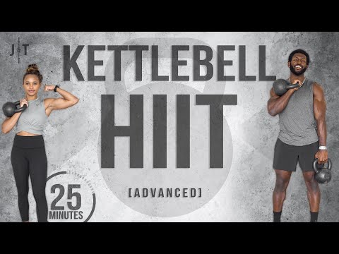 25 Minute Kettlebell HIIT Workout (Advanced Strength Training)