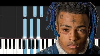 XXXTentacion - Moonlight (Piano Tutorial)