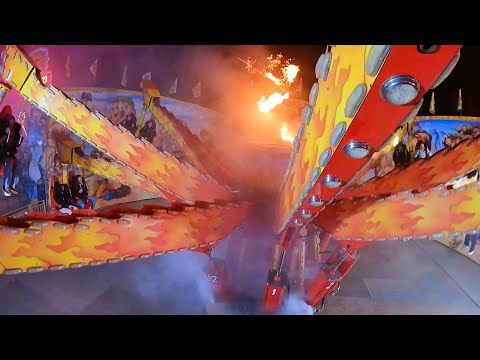 8 Minuten "SHOW-FAHRT" am Voodoo Jumper - Schäfer (Onride/POV) Video Winterdom Hamburg 2023