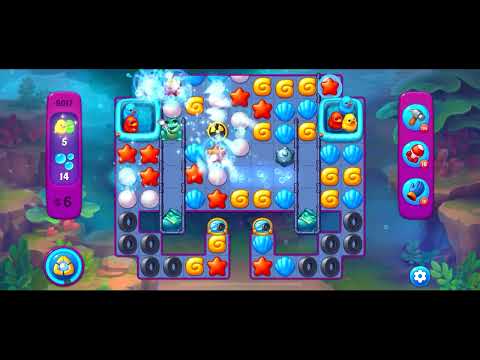 Fishdom Super Hard level 9017 no boosters フィッシュダム