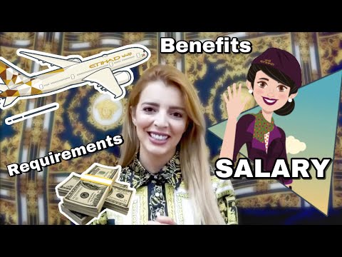 HOW TO BECOME A CABIN CREW WITH ETIHAD AIRWAYS | REQUIREMENTS | BENEFITS | SALARY🤑