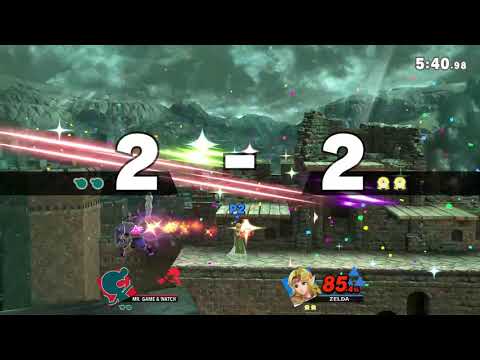 (Win) Mr. Game & Watch vs Zelda - SSBU
