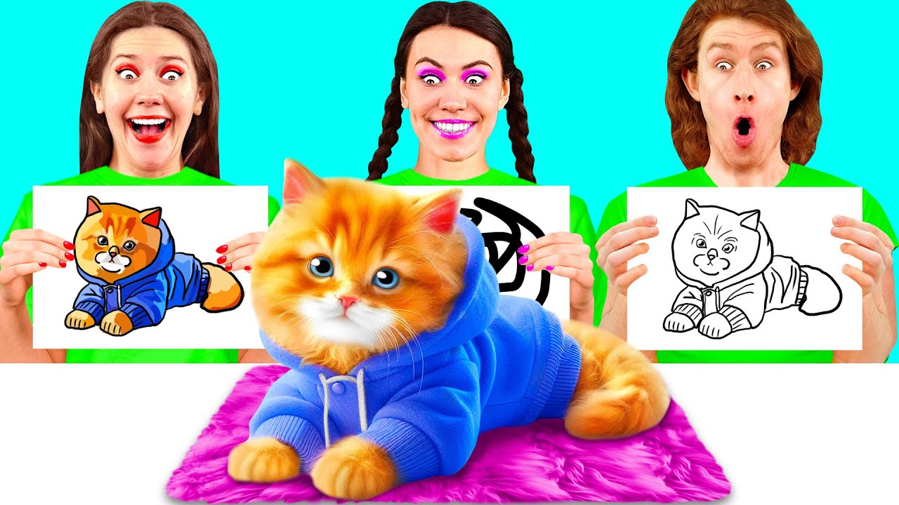 絵がうまいのはどっち？ | 簡単な描画ハック 4Fun Challenge