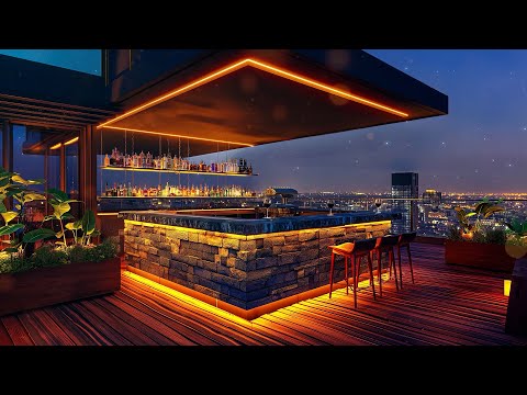 Rooftop Lounge - Ethereal Saxophone Jazz Bar ~ Relaxing Jazz Instrumental Music for Good Mood, Chill