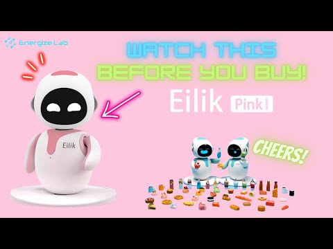 💖PINK EILIK limited edition unboxing and REVIEW💖 troubleshooting tips for #eilik #pink #robot