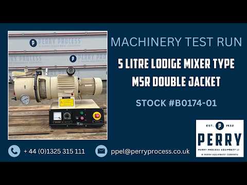 LODIGE MR5 Ploughshare & Intensive Powder Mixers | Perry Equipment (1)