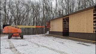 Snow Prep and Siding, Making Big Progress Before the Storm
