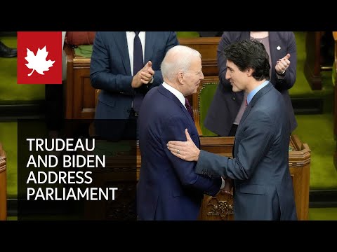 Trudeau and Biden talk shared prosperity, security and future space missions in joint speeches