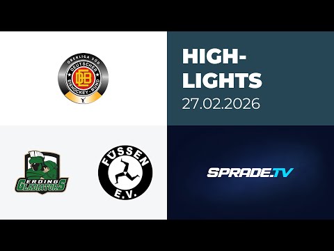 27.02.2026 - Highlights - Erding Gladiators vs. EV Füssen